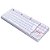 Teclado Mecânico Kumara Lunar White Switch Vermelho Redragon Novo - Imagem 2