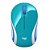 Mini Mouse Wireless Verde Água M187 Logitech Novo - Imagem 2