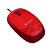 Mouse Vermelho Com Fio M105 Logitech Novo - Imagem 3