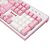 Teclado Mecânico Gamer Hades Branco e Rosa Switch Azul Redragon Novo - Imagem 5