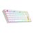 Teclado Mecânico Kumara Pro Branco RGB Switch Marrom Redragon Novo - Imagem 2
