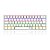 Teclado Mecânico Gamer Fizz Rainbow Branco Switch Marrom Redragon Novo - Imagem 1