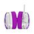 Headset Gamer Diomedes Branco com Roxo Redragon Novo - Imagem 4