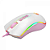 Mouse Gamer Cobra Branco com Rosa RGB Redragon Novo - Imagem 3