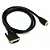 Cabo Adaptador 1.8M DVI para HDMI USB 2.0 High Speed Novo - Imagem 1