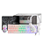 Combo Gamer CB - G593W Branco RGB BRX Novo - Imagem 1
