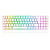 Teclado Mecânico Gamer Branco Ashe RGB Switch Marrom - K626-KB-W Redragon Novo - Imagem 3