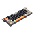 Teclado Mecânico Gamer Fizz Laranja, Cinza e Preto Switch Marrom Redragon Novo - Imagem 3