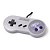 Controle Super Nintendo Com Fio Cinza Usado - Imagem 2