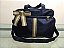 Kit Bolsa Passeio e Mala Maternidade - Couro Emborrachado Azul Marinho - Villa BB - PRONTA ENTREGA - Imagem 4