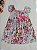 Vestido Infantil Floral Malha Radiosa - Imagem 1