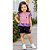 Kit Presente Menina 3 Anos - Short Jeans + 3 Blusas - Imagem 3