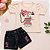 Kit Presente Menina 3 Anos - Short Jeans + 3 Blusas - Imagem 2