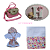Kit Presente para Bebê Feminino – Bolsa Maternidade, Roupão, Cobertor e Quadrinho Personalizado - Imagem 1