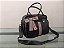 Bolsa Maternidade Bambini - Cinza com Laço Rosê - Villa BB - PRONTA ENTREGA - Imagem 1