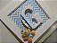 Quadro Porta Maternidade - Personalizado Letra Decorada - Chevron Azul Bebê - Imagem 4