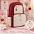 Mochila de Maternidade Térmica Marsala com Off White - Imagem 1