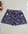 Short veludo Cotelê Floral com Cintinho Prata - Infantil Menina - Imagem 1