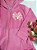 Conjunto Casaco com Capuz e Calça Plush Rosa - Infantil Feminino - Imagem 3
