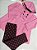Conjunto Moletom com Capuz Rosa e Legging de Poá - Infantil Menina - Imagem 5