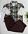 Conjunto Camisa Flanela e Calça Moletom - Infantil Menino - Imagem 1