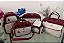 Kit Bolsas Maternidade - 5 Peças - Marsala Off White - Imagem 1