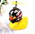 Patinho decorativo para Guidão Bike/Moto e Paineis de Carro (CAPACETE BOCA DE TUBARÃO) - Imagem 1