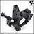 Suporte Cinta de Queixo de Capacete Para Smartphones, GoPro e Similares (PRETO) - Imagem 3