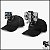 Boné com Suporte Para Smartphone GoPro e Similares (preto) - Imagem 1