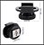 Adaptador GoPro e Similares com SAPATA e parafuso 1/4 Para Câmeras DSLR e afins - Imagem 2