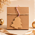 Tag Kraft Pinheiro de Natal com cordão - Imagem 1