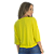 Cropped Modal Decote Careca Margarida Amarelo - Imagem 3