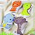 4 Mini-Almofadas Recortadas Dinossauro - Imagem 3