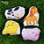 4 Mini-Almofadas Recortadas Fazendinha - Imagem 2
