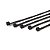 Abraçadeira Nylon Preta/Branco 2.5 x 200mm 100un - B44 Imports - Imagem 3