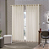 CORTA LUZ BJA PVC 260X170 ILHOS BRANCO/CINZA - Imagem 1