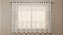 Cortina Beija Flor Stilo Lisa 80X160 2Pc Branco - Imagem 2