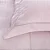 JG CAMA BUD DAMASK SQUARE QUEEN ROSA PLUMA - Imagem 4