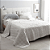 KIT COLCHA BUD DAMASK SQUARE 260/250 BEGE PA - Imagem 1