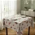 Toalha De Mesa Dol Clean Athenas Estampado 140/140 Iolanda 4 Lugares Limpa Fácil - Imagem 4
