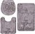 JG BANHEIRO JOL ASPEN 3PCS CINZA - Imagem 1