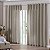 CORTINA BJA VOIL DUPLEX 300X230 LISA LATTE - Imagem 1