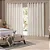 CORTINA BJA RUSTICA SAARA 300X230 RENDA - Imagem 1