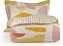 KIT EDREDOM COT T MIX CASAL CURCUMA - Imagem 1