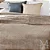COBERTOR JOL KYOR PLUS UNICOLOR 220X240 BEGE KING - Imagem 2