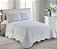 KIT COLCHA CAM ANTIQUE SOLTEIRO BRANCO 2PÇS - Imagem 1