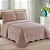KIT COLCHA CAM ANTIQUE CASAL ROSE 3 PÇS - Imagem 1