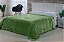 COBERTOR NIA TOQUE DE SEDA 180X220 VERDE OLIVA CASAL - Imagem 1