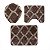 JG BANHEIRO RESORT MIX 3PCS CASTANHO/CASTOR - Imagem 1