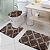 JG BANHEIRO RESORT MIX 3PCS CASTANHO/CASTOR - Imagem 2